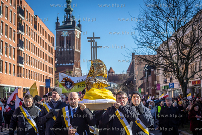 Marsz Wdzięczności za św. Jana Pawła II przeszed...