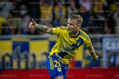 Baraże o ekstraklasę. Arka Gdynia - Odra Opole. Nz.
30.11.2023
fot....