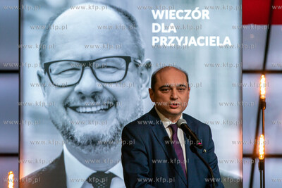 "Wieczór dla Przyjaciela". Prezydent Paweł Adamowicz...