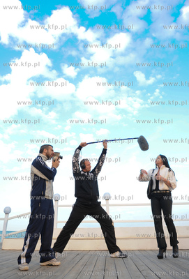 Gdynia. Scena Letnia w Orlowie. Wystep kabaretu Limo....