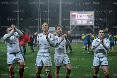 Gdynia. Narodowy Stadion Rugby. Mecz rugby dywizji...