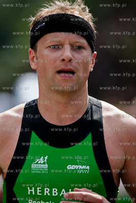Zawody Herbalife Triathlon Gdynia 2013.
Nz aktor Maciej...