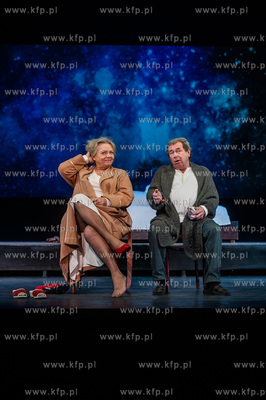 Gdansk. Teatr Szekspirowski. Proba medialna spektaklu...