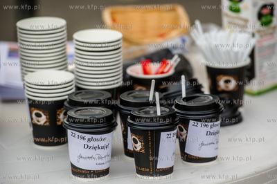 Gdansk. Wrzeszcz. Poslanka Platformy Obywatelskiej...