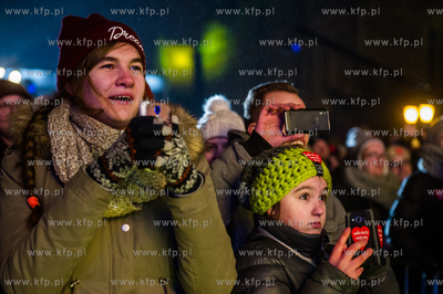 Gdansk. 24 Final Wielkiej Orkiestry Swiatecznej Pomocy.
10.01.2016
fot....