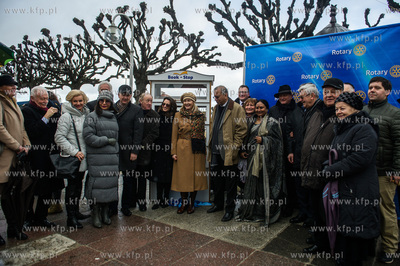 Sopot. Skwer Kuracyjny. Obchody swiatowego Dnia Rotary...