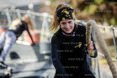 Gdynia. Morderczy trening przygotowujacy do zawodow...