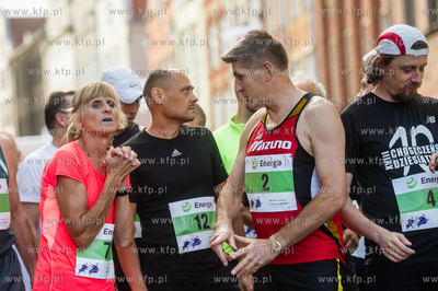 Gdańsk. Międzynarodowy Bieg św. Dominika. Bieg Vip-ów...