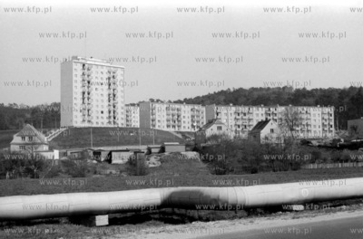 Osiedle przy ulicy Kcynska w Gdyni Cisowej 13.05.1981...