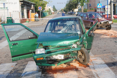 Rumia. Do groznego wypadku drogowego doszlo na skrzyzowaniu...