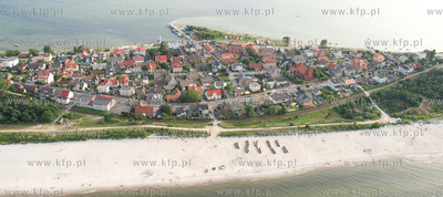 Polwysep Helski z Lotu Ptaka. Nz. Jurata z plaza na...