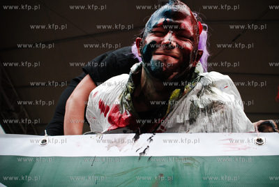 Jedna z atrakcji Jarmarku sw. Dominika byl chrzest...