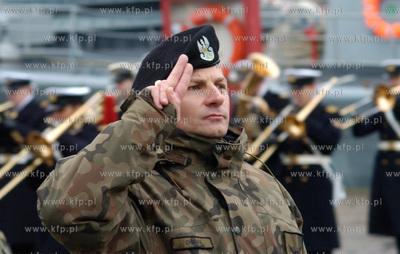 Ustka  W porcie morskim w Ustce odbyla sie przysiega...