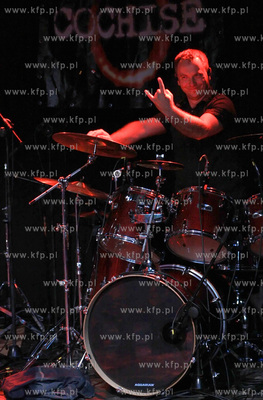 Koncert zespolu Cochise na terenie ogrodu kawiarni...