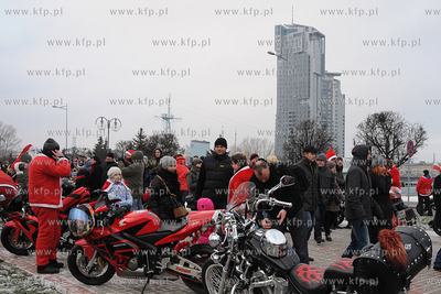 Gdynia. Jubileuszowa, X edycja parady Mikolaje na Motocyklach...