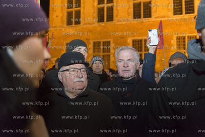 Gdańsk. Długi Targ. Wiec Przeciwko Nienawiści i...