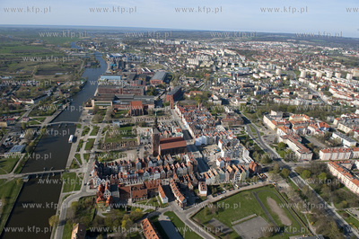 Elblag z lotu ptaka. 19.04.2009 fot. Kacper Kowalski...