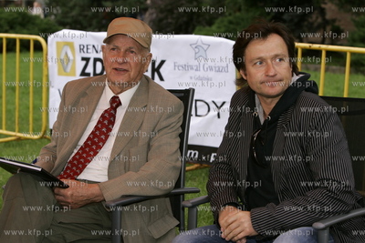 Gdansk. Festiwal Gwaizd 2007. Na zdjeciu  Jan Machulski...