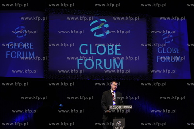 Gdansk, GLOBE FORUM 2009. Nz premier Lotwy -  Waldis...