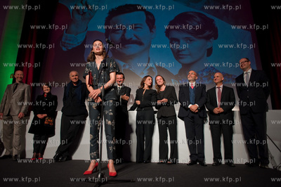 Pierwszy oficjalny polski pokaz filmu Andrzeja Wajdy...