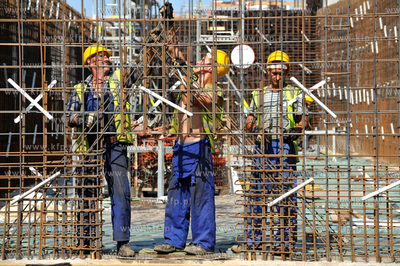 Budowa stadionu w Gdansku Letnicy. 27.08.2009 Fot....