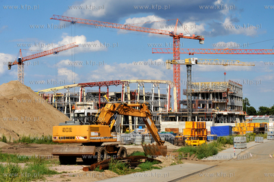 Gdansk, Oliwa. Budowa nowych Wydzialow Chemii i Bilogii...