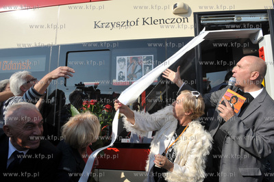 Gdansk. Oliwa. Specjalny przejazd i nadanie imienia...