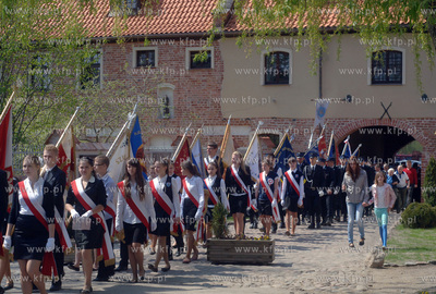 Uroczystosci Swieta Konstytucji 3 maja w Zukowie na...