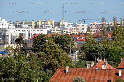 Gdansk.Widok z dachu Galerii Baltyckiej w kierunku...