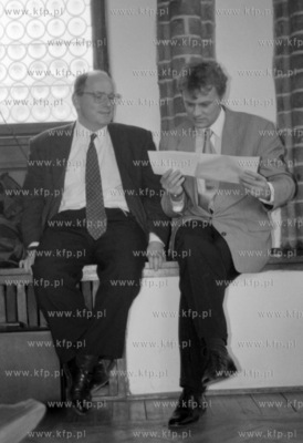 Kongres Liberalno - Demoklratyczny. Nz. Donald Tusk...