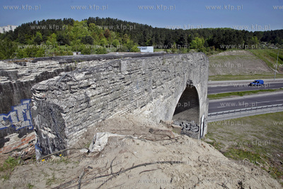 Trasa przyszlej Pomorskiej Kolei Metropolitalnej. Nz....