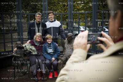 Uroczyste odsłonięcie pomnika Guntera Grassa w Gdańsku...