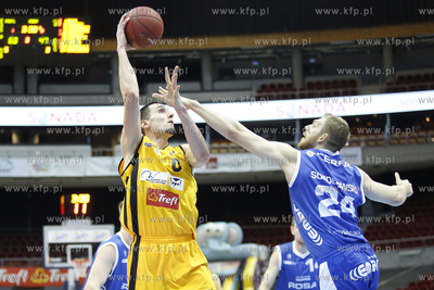 Ergo Arena. Energa Basket Liga. Trefl Sopot - Rosa...