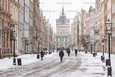 Zima w Gdańsku. Ul. Długa.
09.02.2021
fot. Krzysztof...