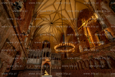 Wnętrze kościoła NMP na zamku w Malborku.
13.09.2023
fot....