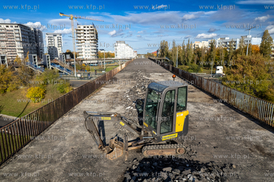 Rusza rozbiórka kładki na Zaspie. Zmieniła się...