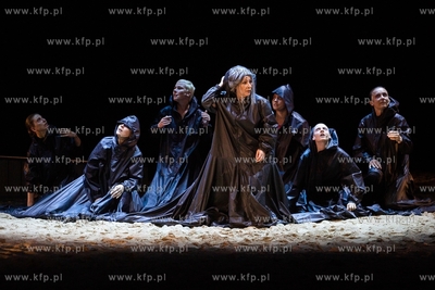 Gdańsk, Teatr Wybrzeże. Próba medialna spektaklu...