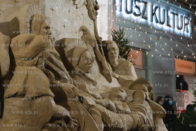 Wigilia Oliwska i Bożonarodzeniowa Szopka z Piasku....