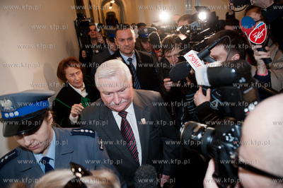 Gdansk. Sad Rejonowy. Sprawa z powodztwa Lecha Wałesy...
