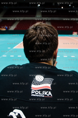 Gdansk. Ergo Arena. Trening reprezentacji Polski w...