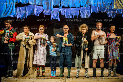 Gdansk. Teatr Wybrzeze. Proba medialna spektaktu pt....