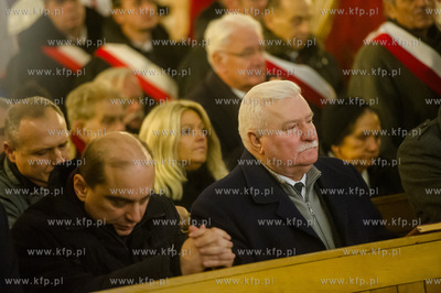 Gdansk. Kosciol sw. Brygidy. Obchody 45. rocznicy Grudnia...