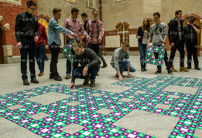 Dziedziniec im. Jana Heweliusza w Gmachu Glownym Politechniki...