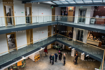 Gdansk. Uroczystosc oficjalnego otwarcia nowej siedziby...