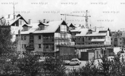 Budowa osiedla im 40lecia PRL w Gdansku Matarni. 1986...