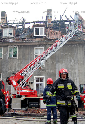 Sztum. W nocnym pozarze spalily sie dwa mieszkania...
