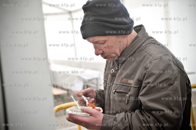 Wielka Sobota w Gdansku z tej okazji na Targu Weglowym...