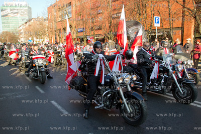 Gdansk. Parada z okazji 93 rocznicy odzyskania przez...