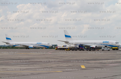 Port Lotniczy Gdansk im. Lecha Walesy. Nz.Boeing 737...