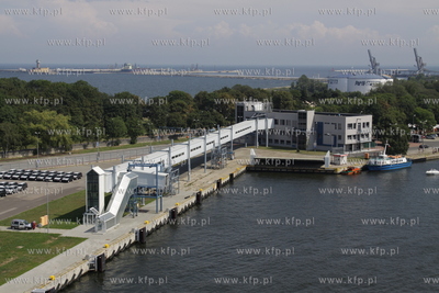 Gdansk. Terminal promowy Westerplatte. 05.08.2009 fot....